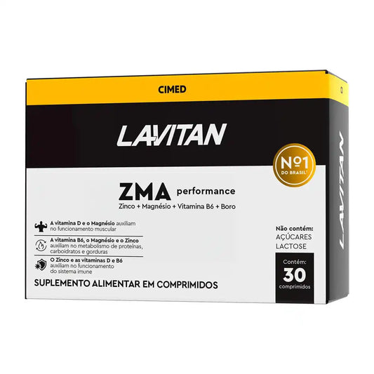 Suplemento Vitamínico Lavitan Zma Performance Cimed Caixa Com 30 Comprimidos
