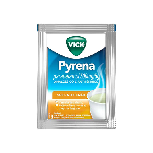 Vick Pyrena 500mg/5g P e G Sabor Mel E Limão 5g