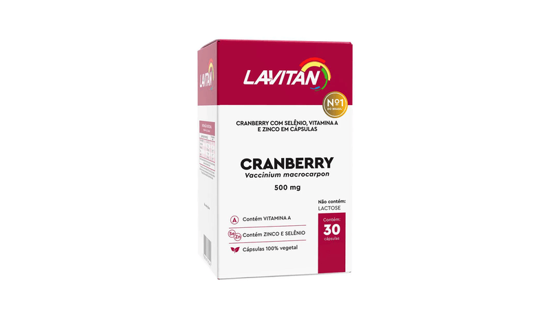 Lavitan Cranberry Cimed 30 Cápsulas