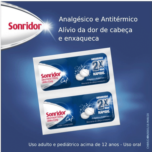 Sonridor Caf com 4 Comprimidos Efervescentes