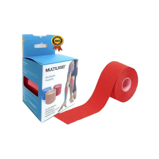 Kinesio Muscle Fix Rolo Vermel