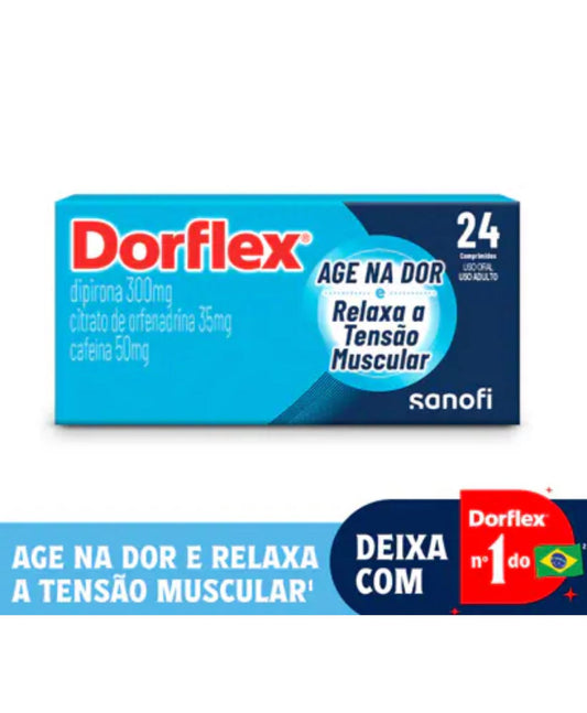 Dorflex analgésico e relaxante muscular 24 comprimidos