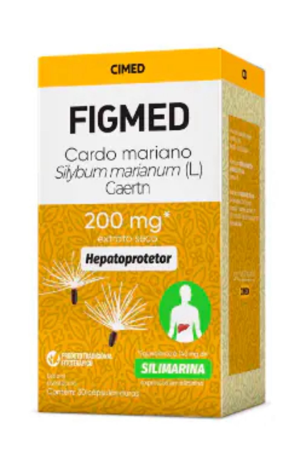 Figmed Cardo Mariano 200mg Cimed Caixa com 30 Cápsulas