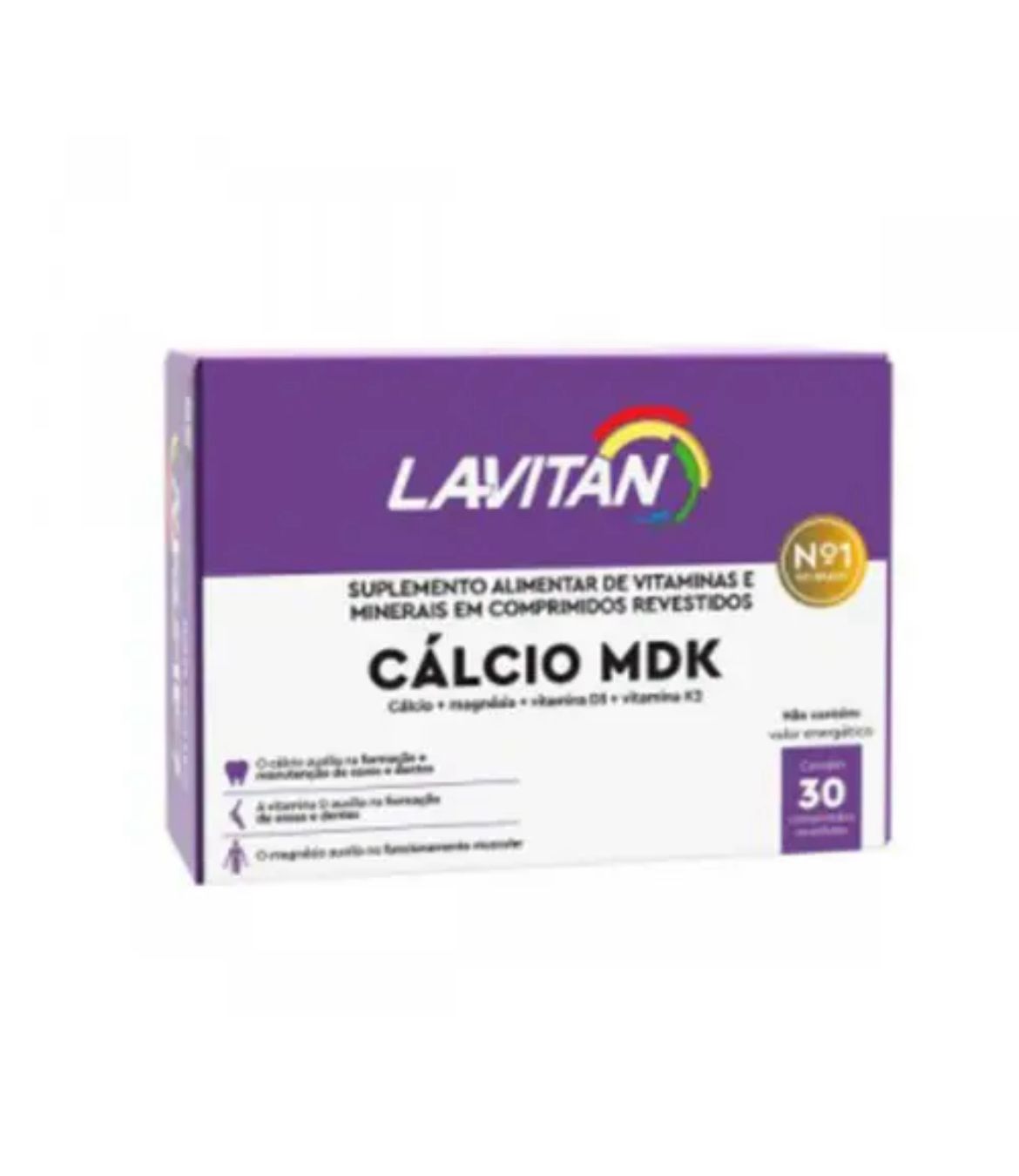 Lavitan Cálcio Mdk Cimed Caixa com 30 Comprimidos